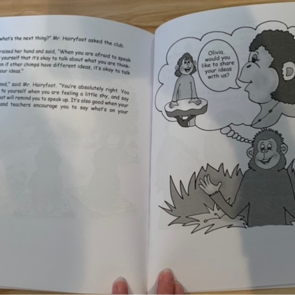 The chimp who lost her chatter- a story about overcoming shyness!Children’s book - Picture 7 of 9